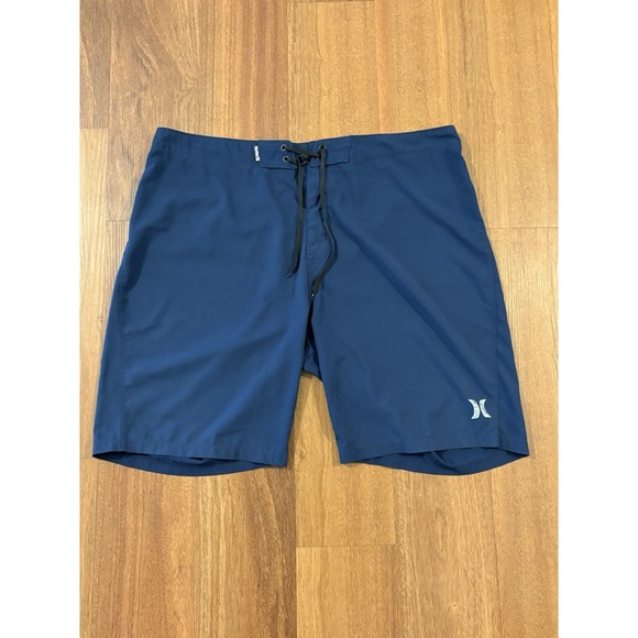 Hurley Other - Hurley Men Shorts 38 Blue Swimwear Phantom Board Shorts Logo 10" Inseam